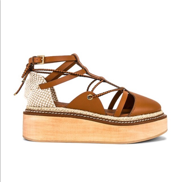 ISO!!! Salinas Flatform Espadrille - Cognac - Picture 1 of 1